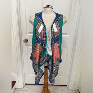 NWOT California Moon Rise open cardigan